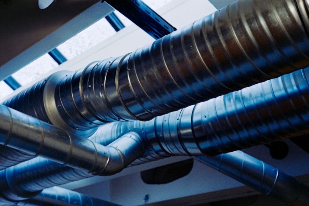 Ventilationskanaler i teknikrum